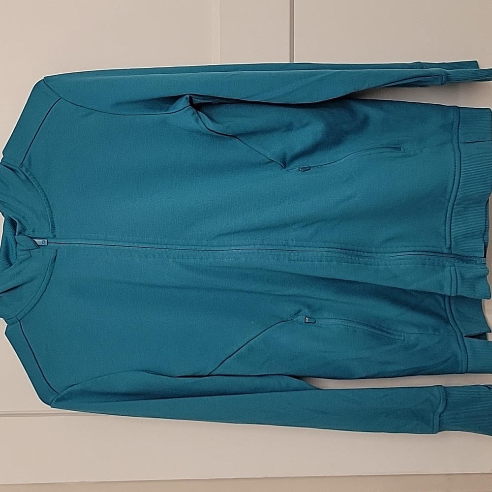 all in motion blue jacket with hood